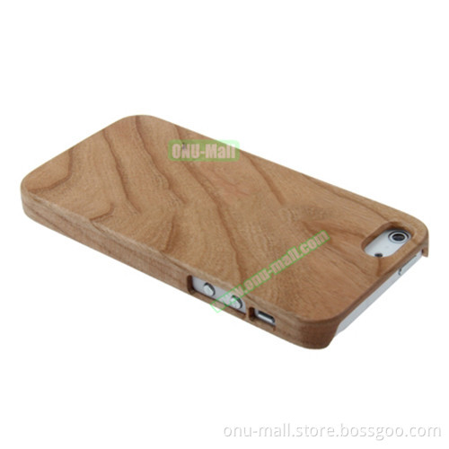 Cherry Wood Case for iPhone 5S OEM, Phone Accessory for iPhone SE